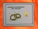1 Gramm Gold Geschenkbarren Motiv: Hochzeit Ringe