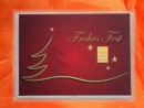 1 g gold gift bar motif: Weihnachten Frohes Fest