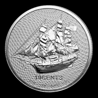 1/10 Unze Bounty Silbermünze Cook Islands 2021