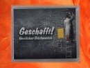 1 g gold gift bar motif: Geschafft