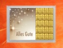 20 g gold gift bar flip motif: All the best Birth